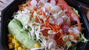 Salade selon les légumes du marché - La tartiniere du zoning - Wauthier-Braine