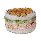 Cooked Salmon Burger - Sushi World Nivelles - Nivelles