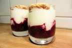 Mascarpone couli de framboise et crumble - Aan Tafel - Zellik