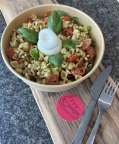 Salade de pâtes. La Burratina - l'Atelier du Lunch - Wavre
