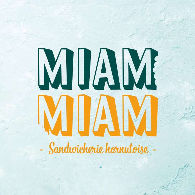 Logo Sandwicherie Miam Miam Hornu