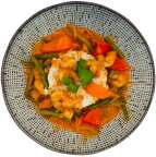 Curry Thaï aux scampis - L'Atelier du Bon Wagon - Malmedy